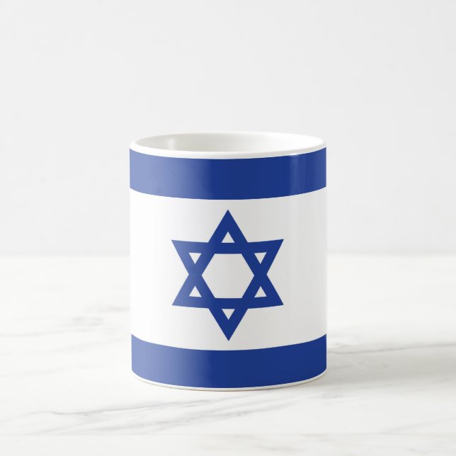 Israels Flagga Kaffemugg (Center)