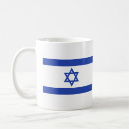 Israels flagga kaffemugg