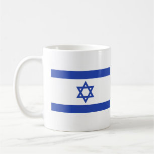 Israels flagga kaffemugg
