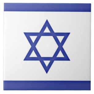 Israels flagga  kakelplatta