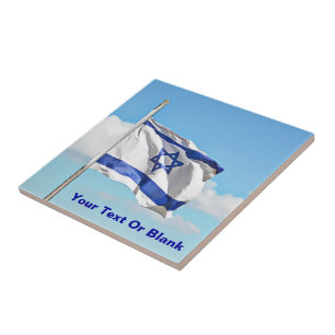 Israels flagga kakelplatta