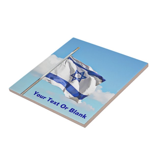 Israels flagga kakelplatta (Sidan)