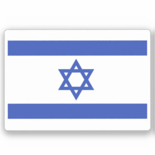 Israels flagga klistermärken