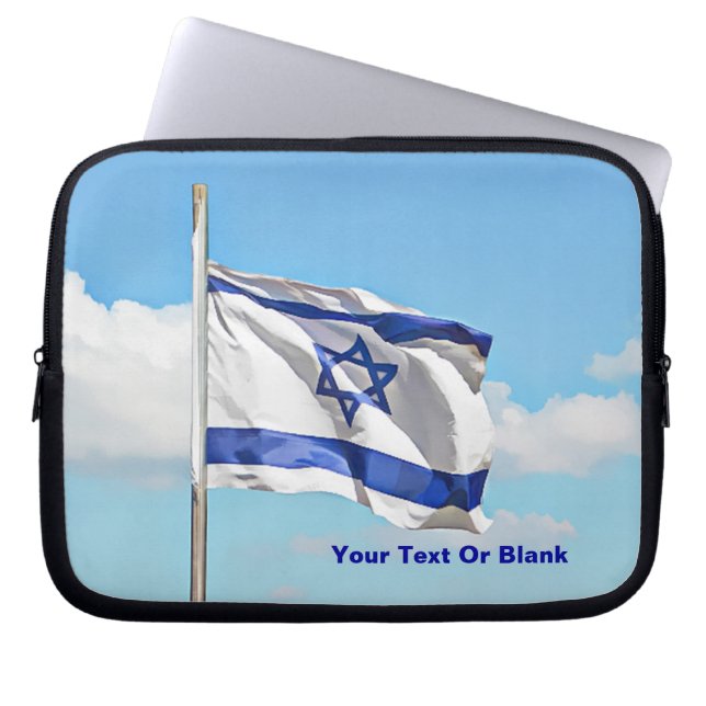 Israels flagga laptop fodral (Framsidan)
