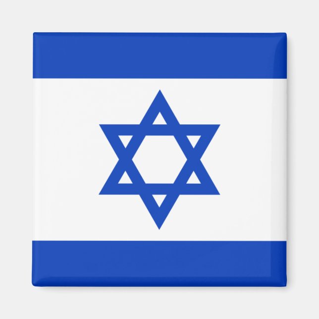 Israels flagga magnet (Framsidan)
