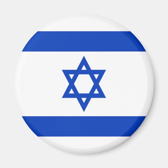 Israels flagga magnet (Framsidan)