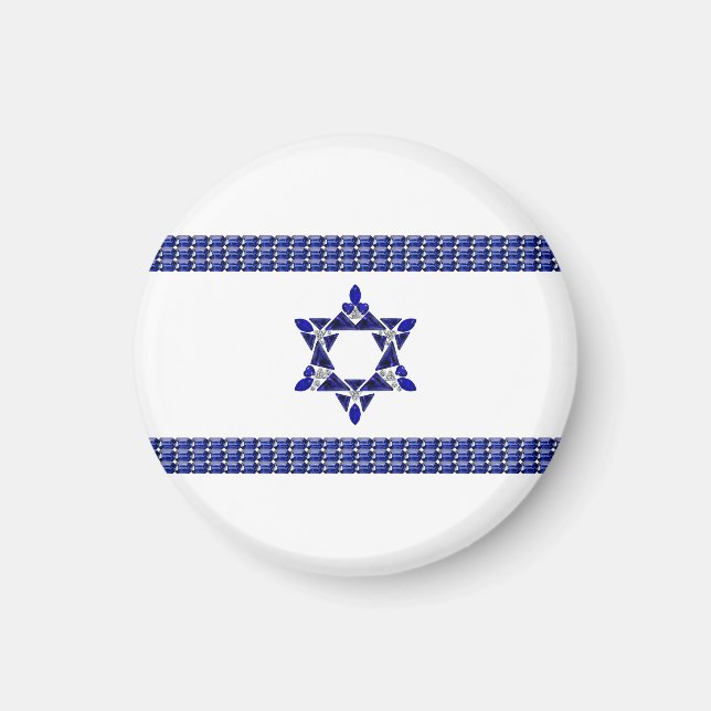 Israels flagga magnet (Framsidan)