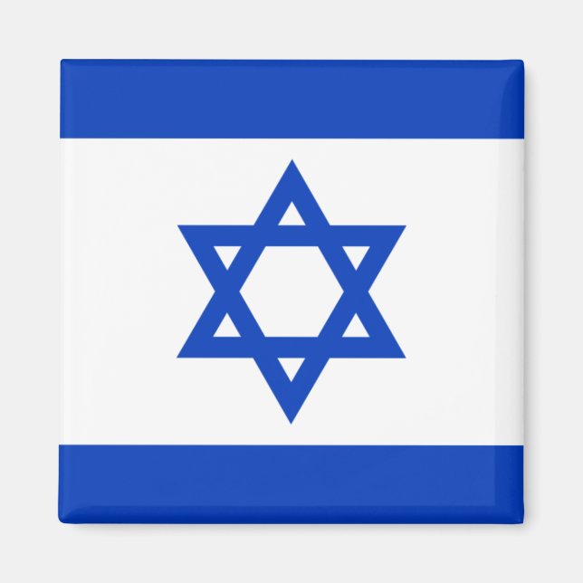 Israels flagga magnet (Framsidan)