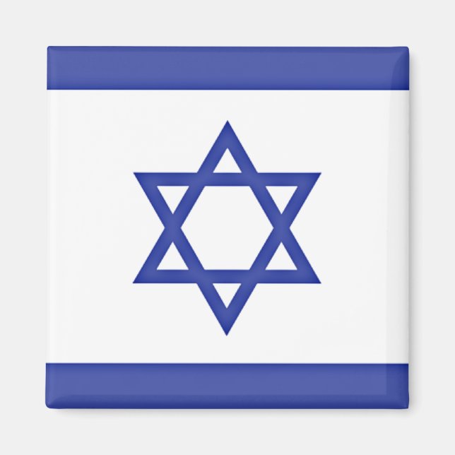 Israels flagga magnet (Framsidan)