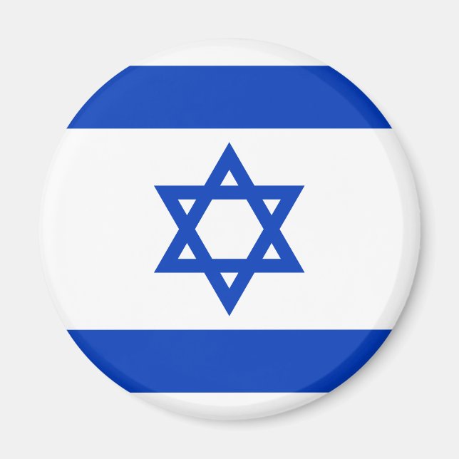 Israels flagga magnet (Framsidan)