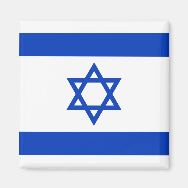 Israels flagga magnet (Framsidan)