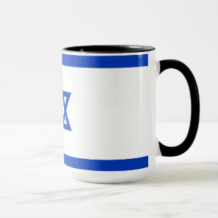 Israels flagga mugg