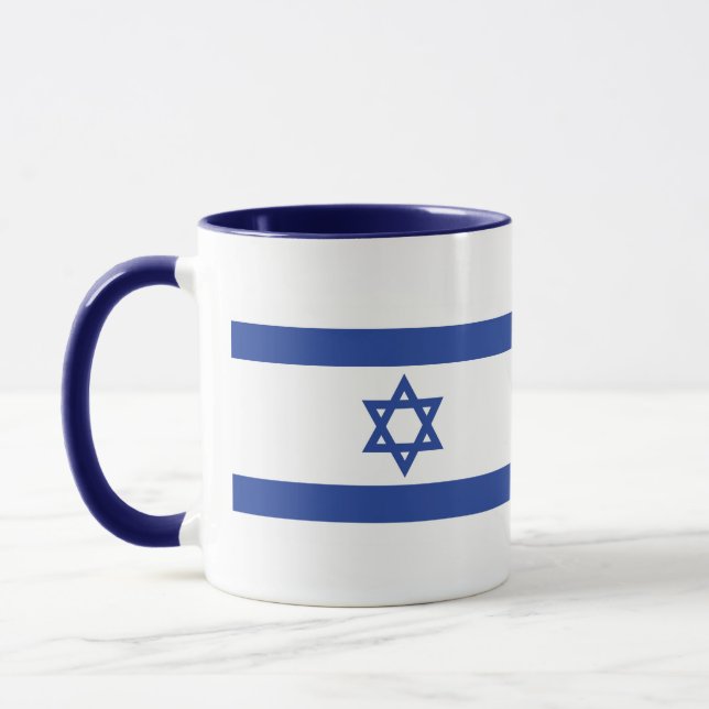 Israels flagga mugg (Vänster)