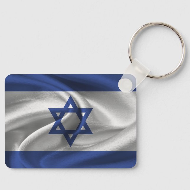 Israels Flagga-nyckelkedja Nyckelring (Framsida)