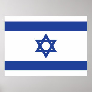 Israels Flagga Poster