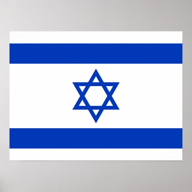 Israels flagga poster (Framsidan)