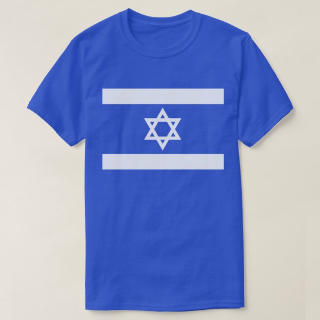 Israels flagga t shirt (Design framsida)