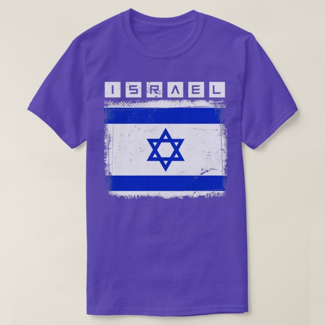 Israels flagga t shirt (Design framsida)