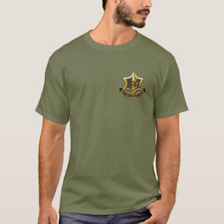 Israels försvarsmakt Idf-arméns militära manar Log T Shirt