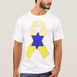 Israels gisslan Stå med Israels gult-band T Shirt