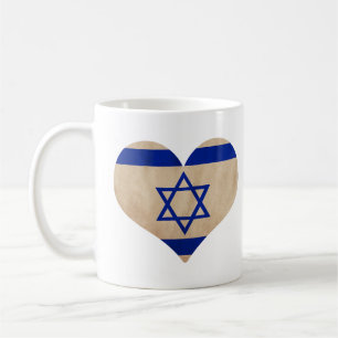 Israels hjärta kaffemugg