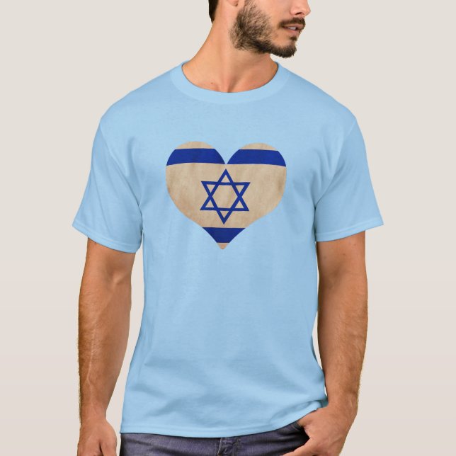 Israels hjärta t shirt (Framsida)