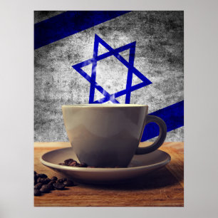 Israels kaffe poster