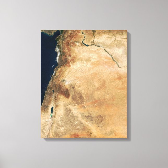 Israels landområden längs östrans kust canvastryck (Framsida)