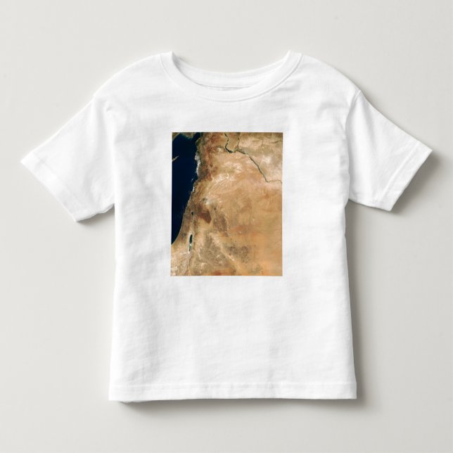 Israels landområden längs östrans kust tee shirt (Framsida)