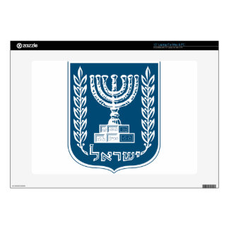 Israels nationella emblem 38.1 cm laptop decals