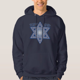 Israels stjärna av David "Nuff Said stand with Isr Hoodie