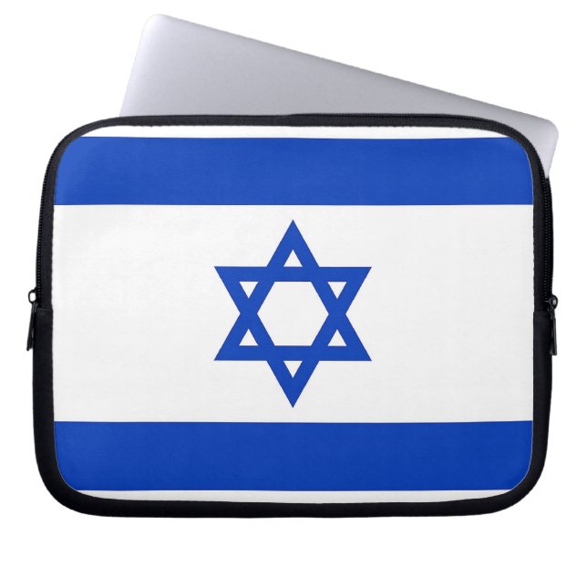 Israelska Flagga Laptop sleeve (Framsidan)