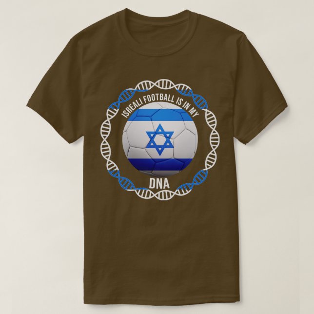 Isreali är i min DNA-gåva för Isreali med rötter T Shirt (Design framsida)