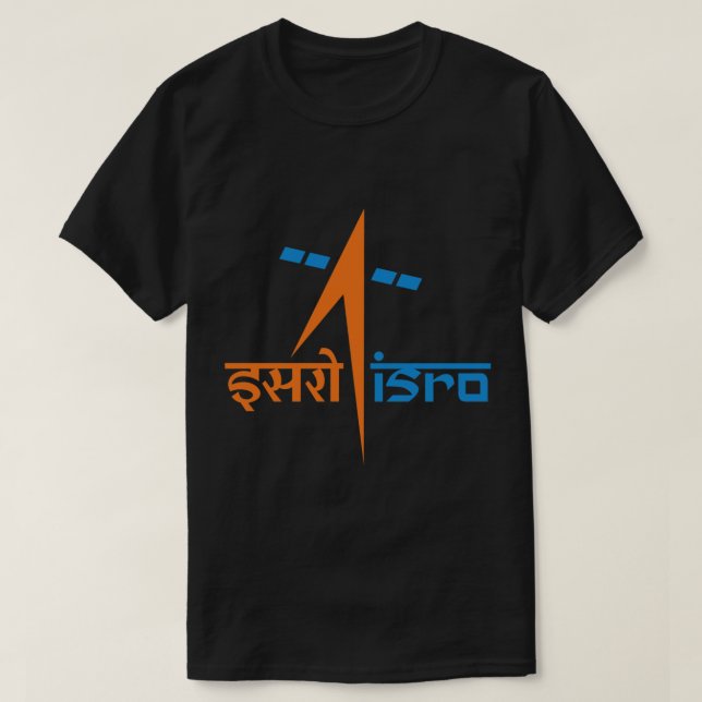 ISRO - Indian Space Research Organisation - Logoty T Shirt (Design framsida)