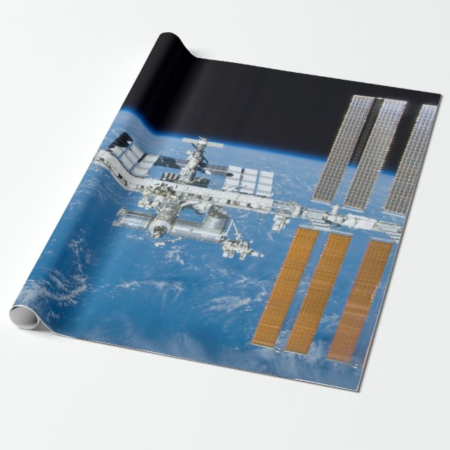 ISS Internationell Space Station Presentpapper (Utrullad)