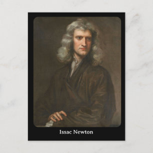 Issac Newton Vykort