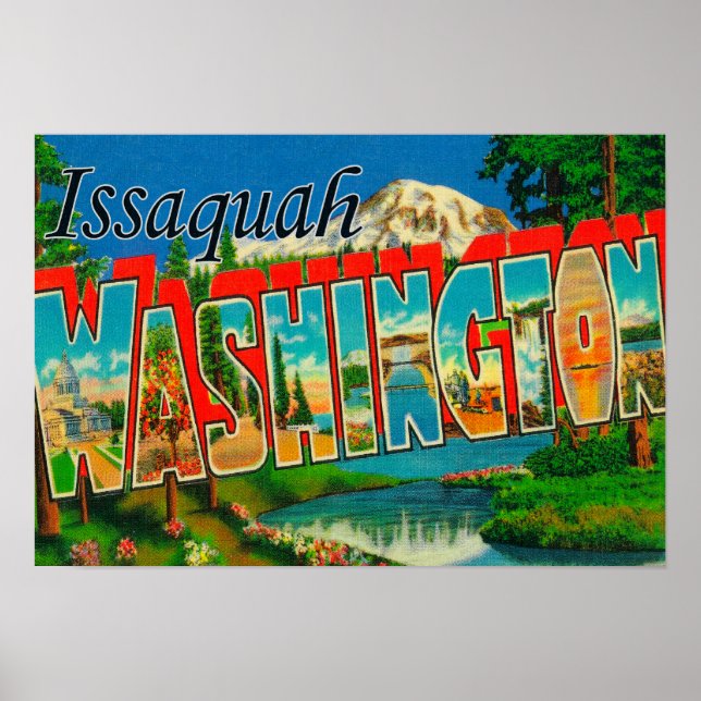 Issaquah, Washington - Stora Brev Scenes Poster (Framsidan)