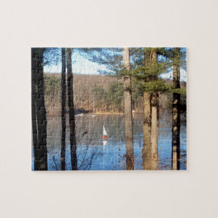 Issegling vid Sjö — Pussel
