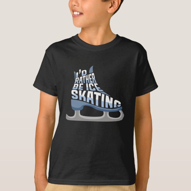 Isskal jag hellre skulle vara isskal t shirt (Framsida)