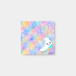 Isskal Kawaii Rainbow Gradient Galaxy Stars Post-it Block