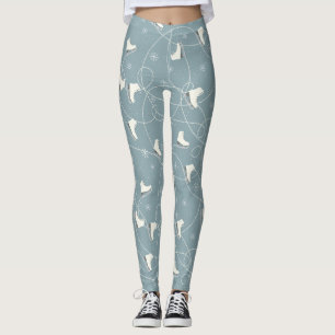 Isskal och snöflingor leggings