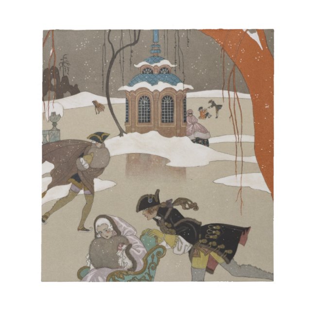 Isskal på Fryst Sjö Anteckningsblock (Framsida)