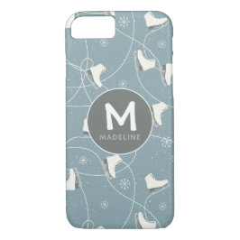 Isskate och snöflake-personlig