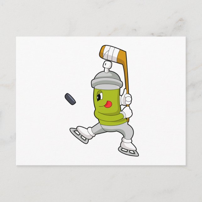 Isspray Ishockey Ishockeyklubba Vykort (Framsida)