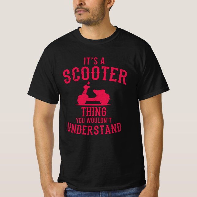 IST A SCOOTER SAK Scooter Life Gift Moped T Shirt (Framsida)
