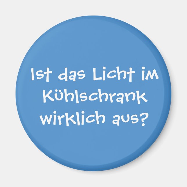 Ist das Licht im Kühlschrank wirklich aus? Magnet (Framsidan)