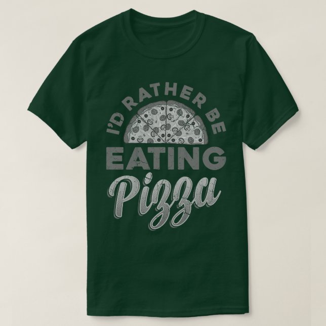Istället för att äta Pizza Italia Food Italia Ital T Shirt (Design framsida)