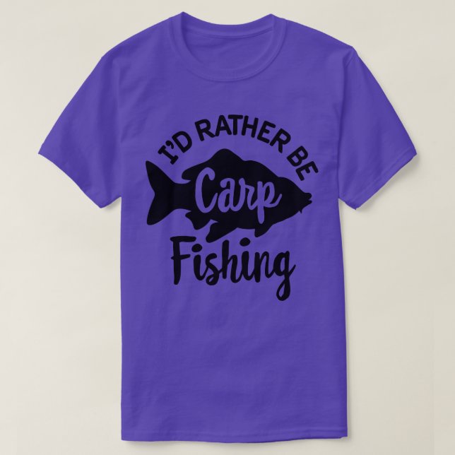 Istället för att fiska lustigt i pappa t shirt (Design framsida)