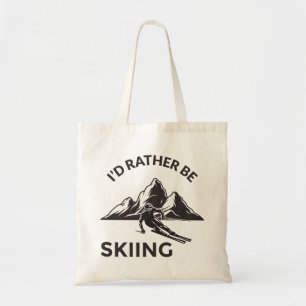Istället för att hoppas över - Skier Gift, Winter Tygkasse