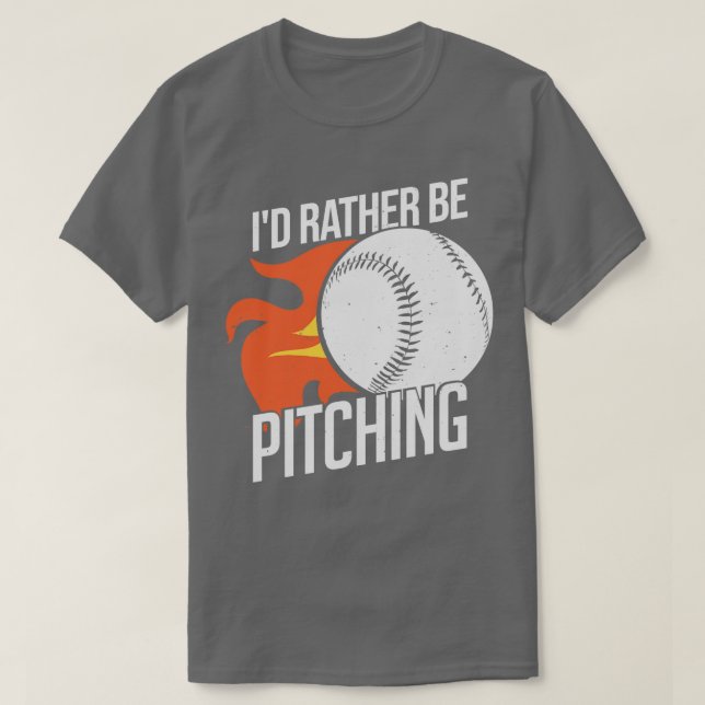 Istället för att plocka Baskeball Pitcher Gift T Shirt (Design framsida)